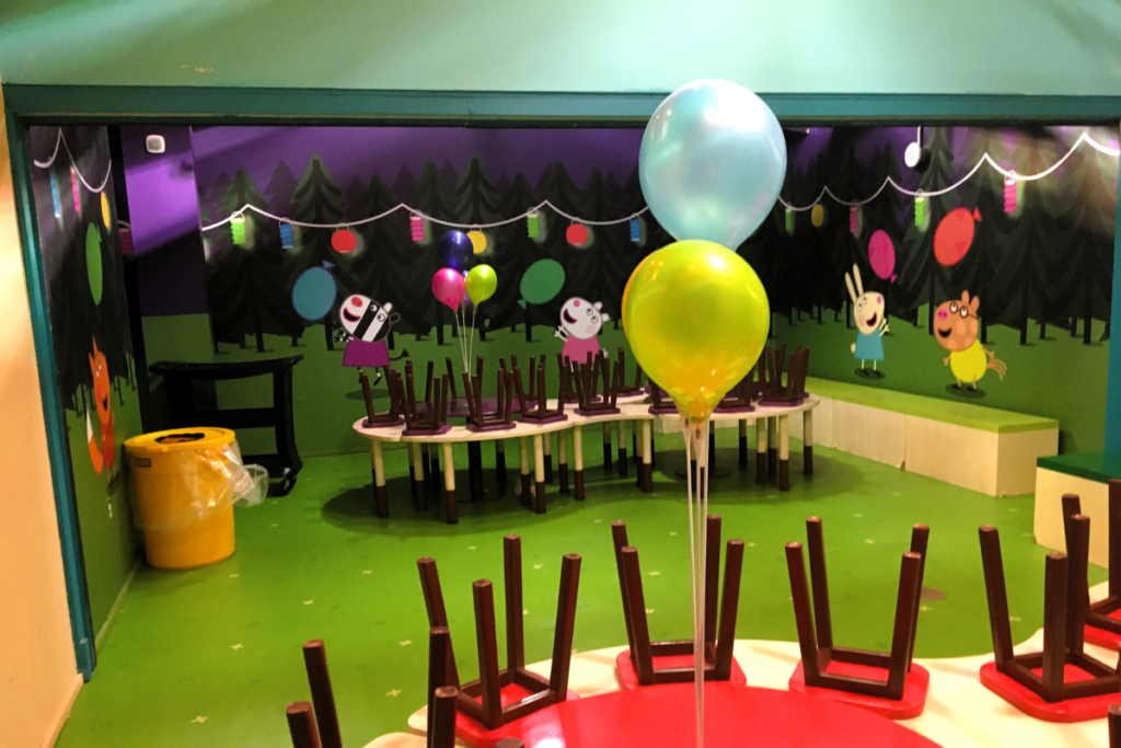 Peppa Pig World Party Rooms